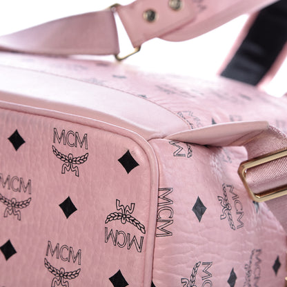 MCM Visetos Medium Side Studs Stark Backpack Pink 14 of 20