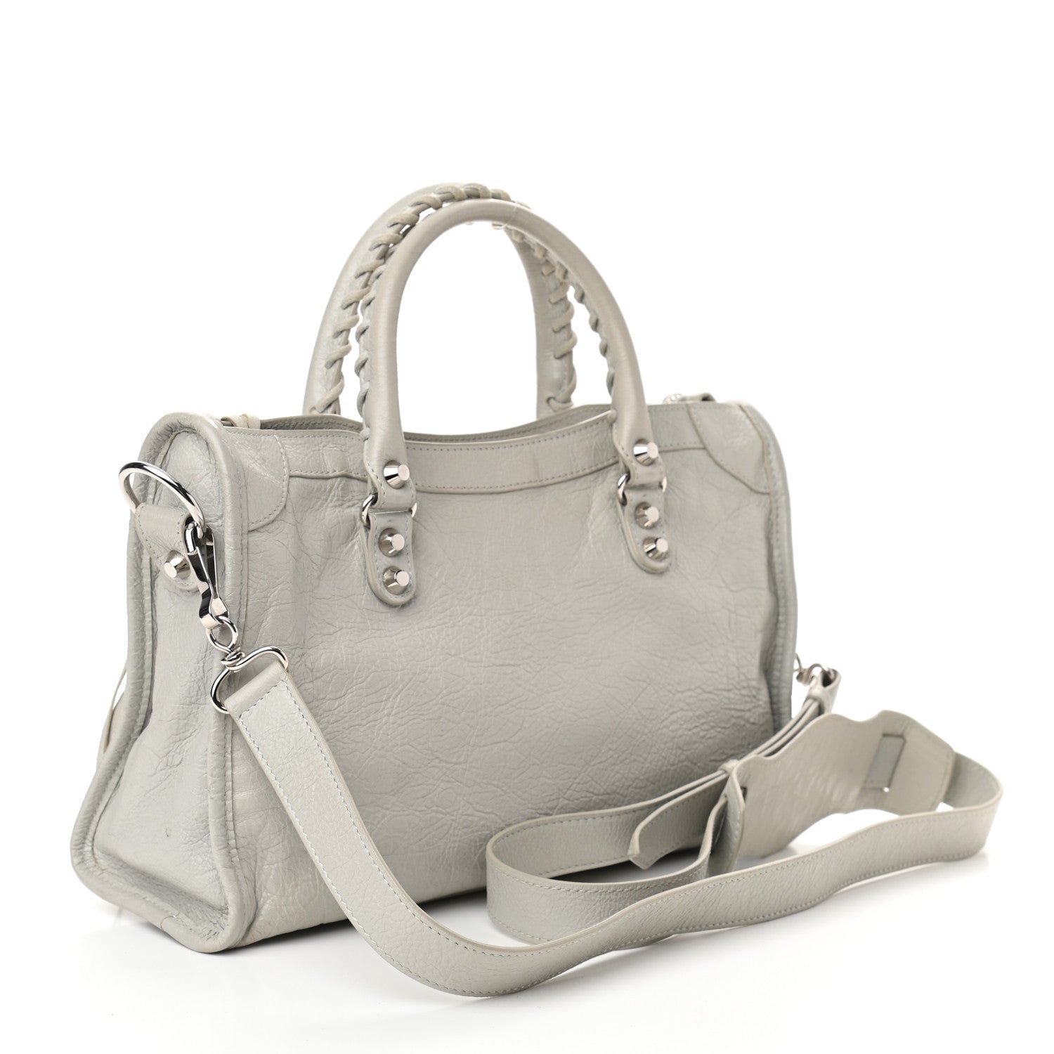 Balenciaga Agneau Classic Silver Hardware S City Gris Nuage 3 of 10