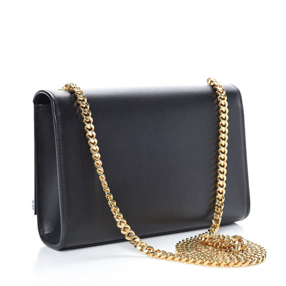 Saint Laurent Smooth Calfskin Small Classic Monogram Kate Tassel Satchel Black 3 of 11
