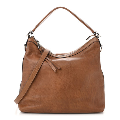 Gucci Pebbled Calfskin Small Miss GG Hobo Old Naturale 1 of 10