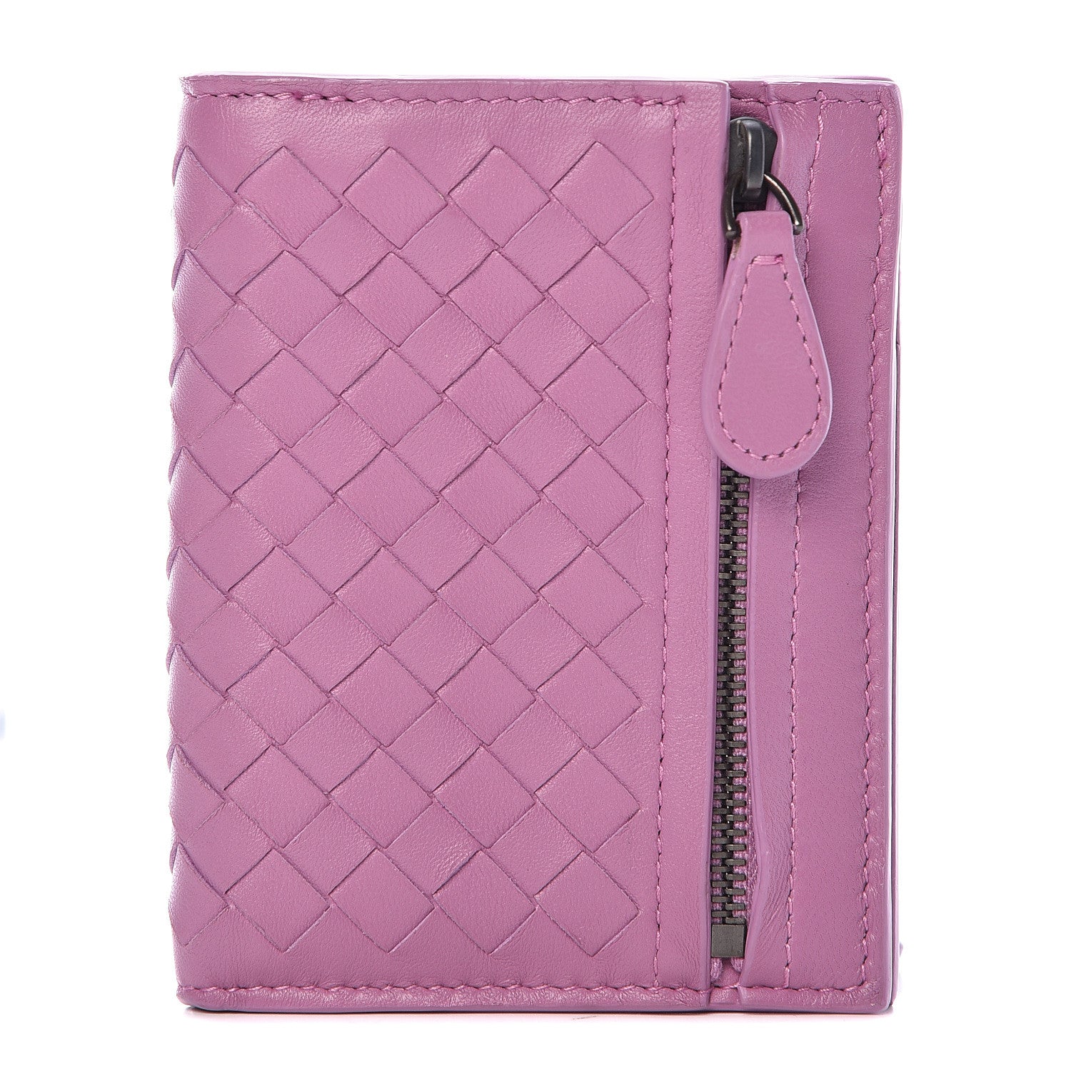 Bottega Veneta Nappa Intrecciato Compact Wallet Twilight 1 of 8