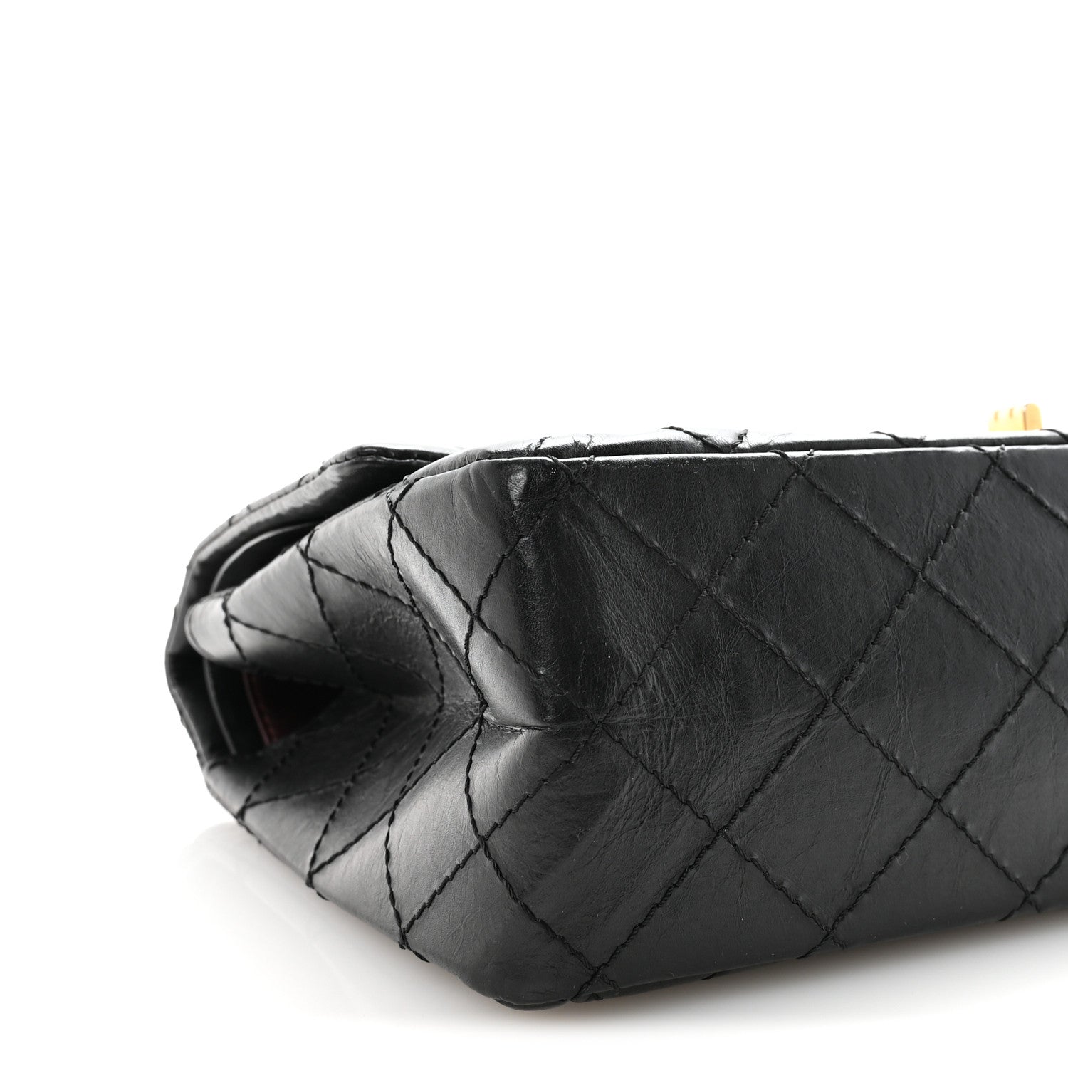 Chanel Aged Calfskin Quilted 2.55 Reissue 226 Flap Black 9 of 10