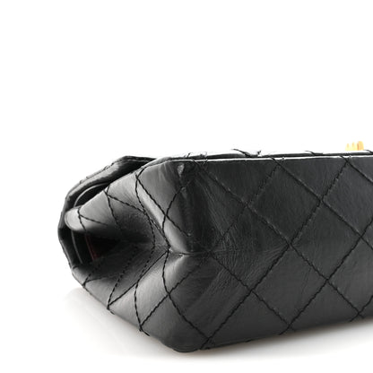 Chanel Aged Calfskin Quilted 2.55 Reissue 226 Flap Black 9 of 10