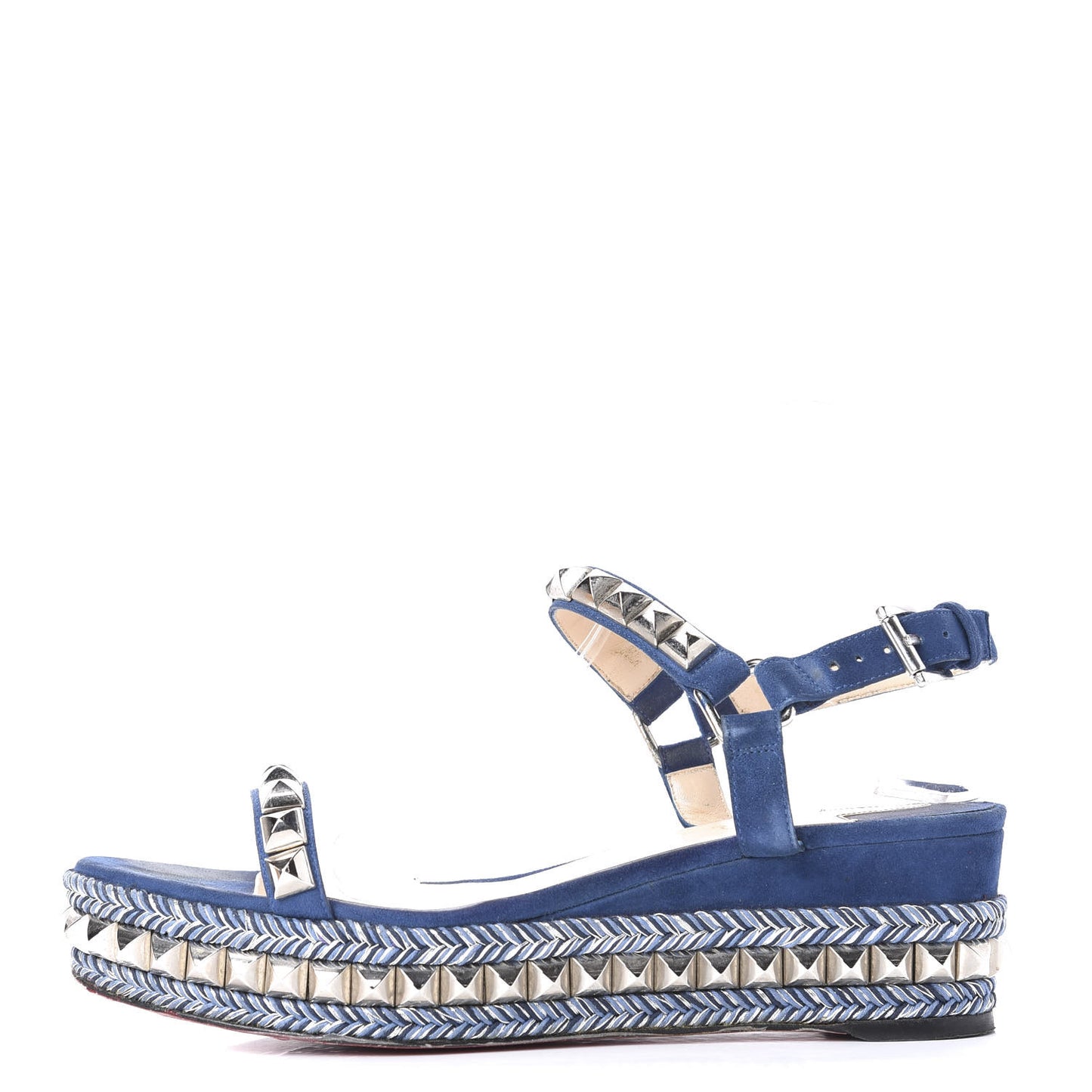 Veau Velours Cataclou 60 Platform Sandals 38 Blue
