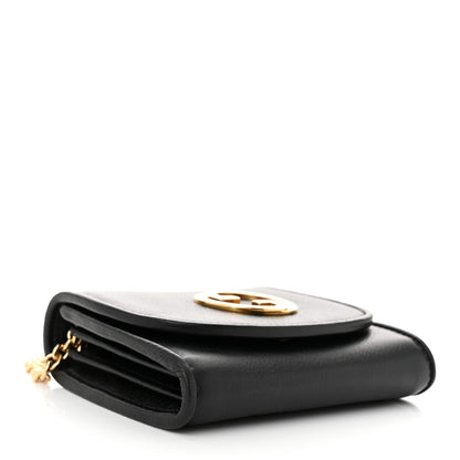Gucci Roxy Calfskin Medium Blondie Chain Wallet Black 4 of 11