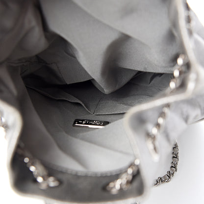 Chanel Metallic Lambskin Quilted Small In Seoul Backpack Silver 4 of 9