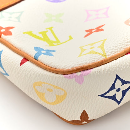 Louis Vuitton Monogram Multicolor Pochette Accessories White 14 of 15