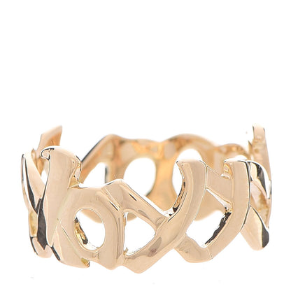 Tiffany 18K Yellow Gold Paloma's Graffiti Love and Kisses Ring 52 6 3 of 6