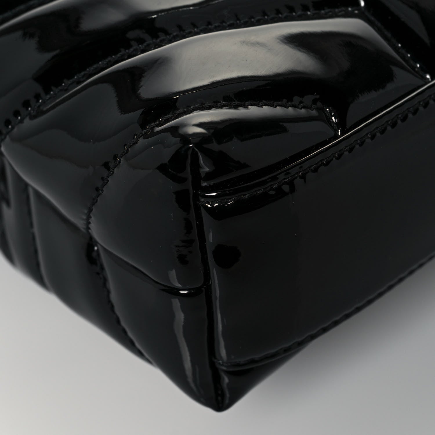 Saint Laurent Patent Y Quilted Monogram Toy Loulou Crossbody Bag Black 11 of 14