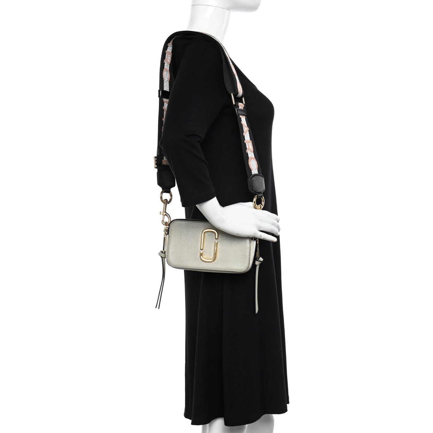 Saffiano Small Snapshot Camera Bag Dust Multicolor