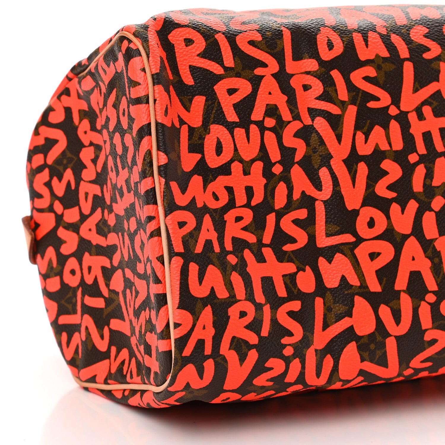 Louis Vuitton Monogram Graffiti Speedy 30 Orange 9 of 10