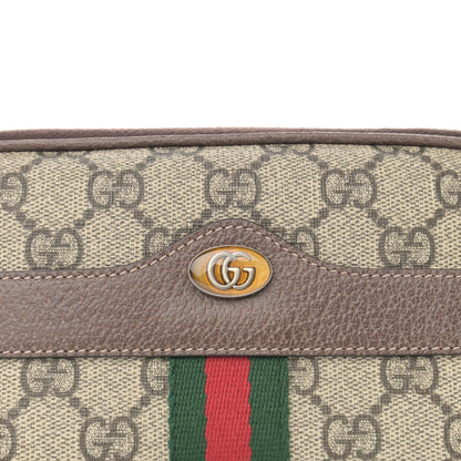 Gucci GG Supreme Monogram Web Ophidia Belted iPhone Case 85 34 Dark Brown 9 of 11