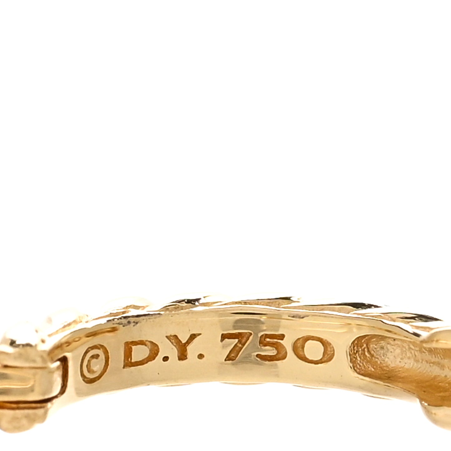 18K Yellow Gold Sculpted Cable Huggie Hoop Earrings