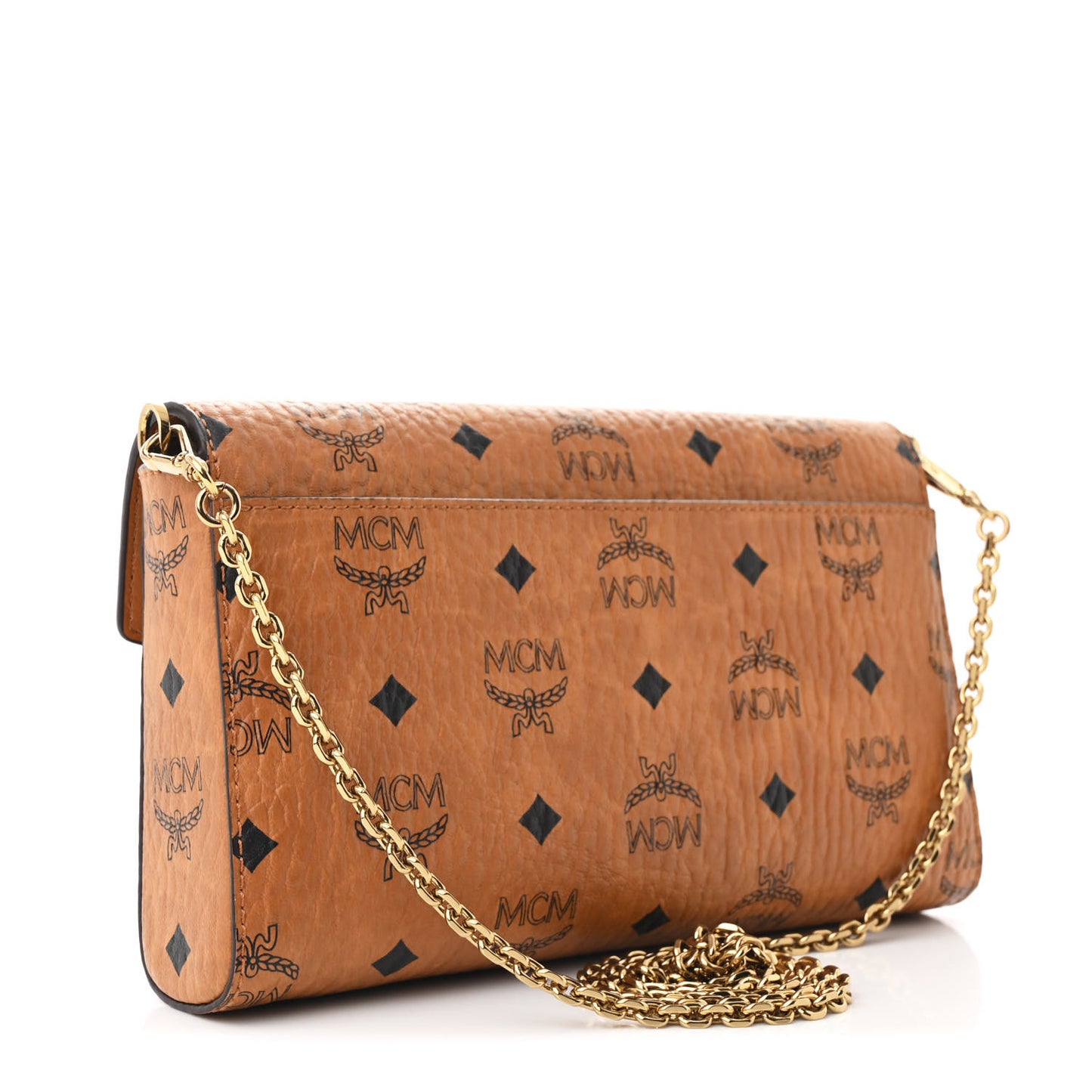 Visetos Millie Wallet On Chain Cognac