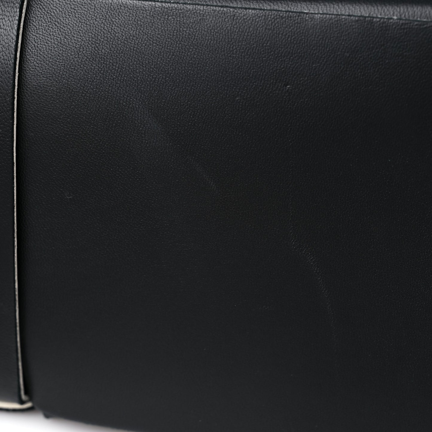 Nappa Maxi Intrecciato Arco Tote Black White