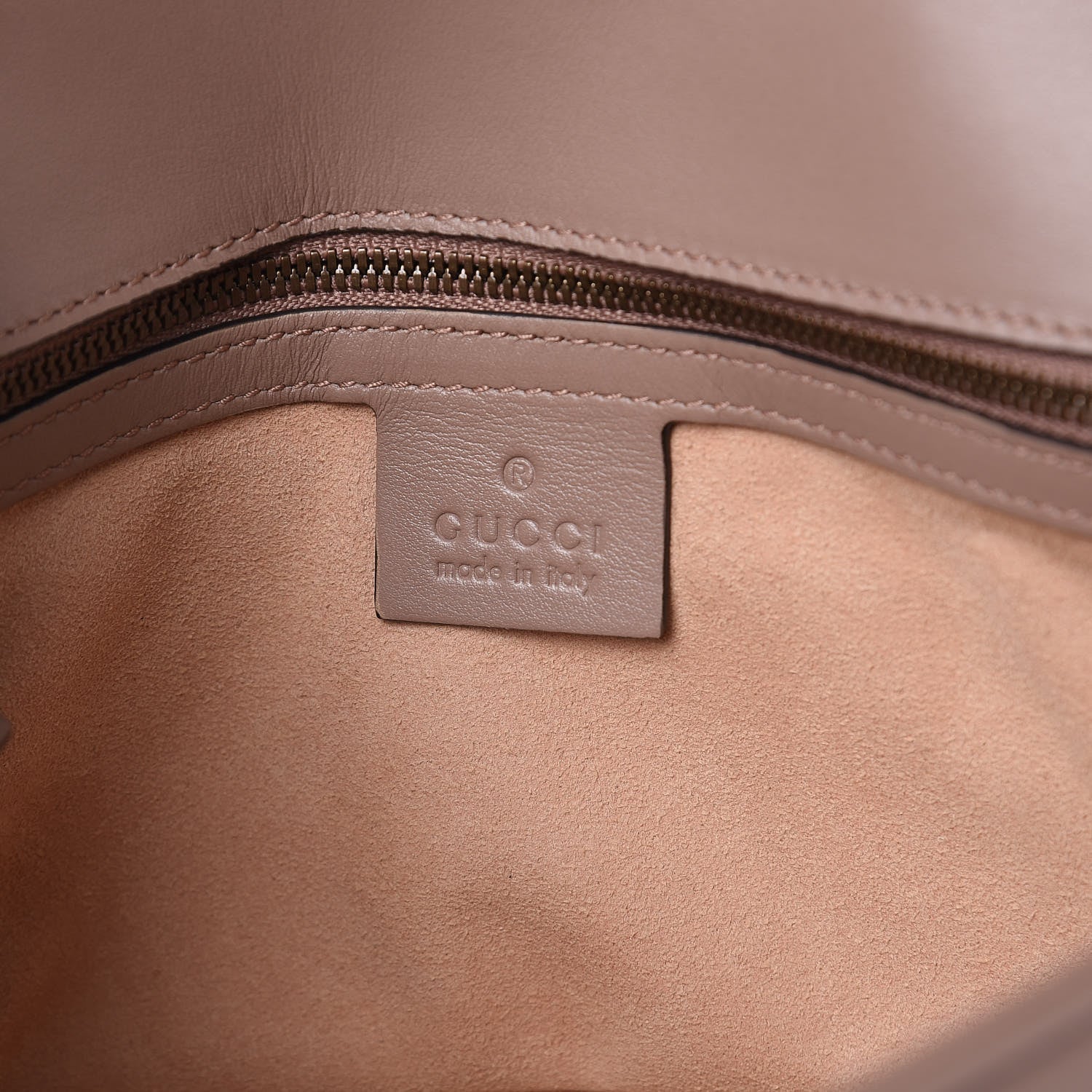Gucci Calfskin Matelasse Small GG Marmont Shoulder Bag Porcelain Rose 6 of 10