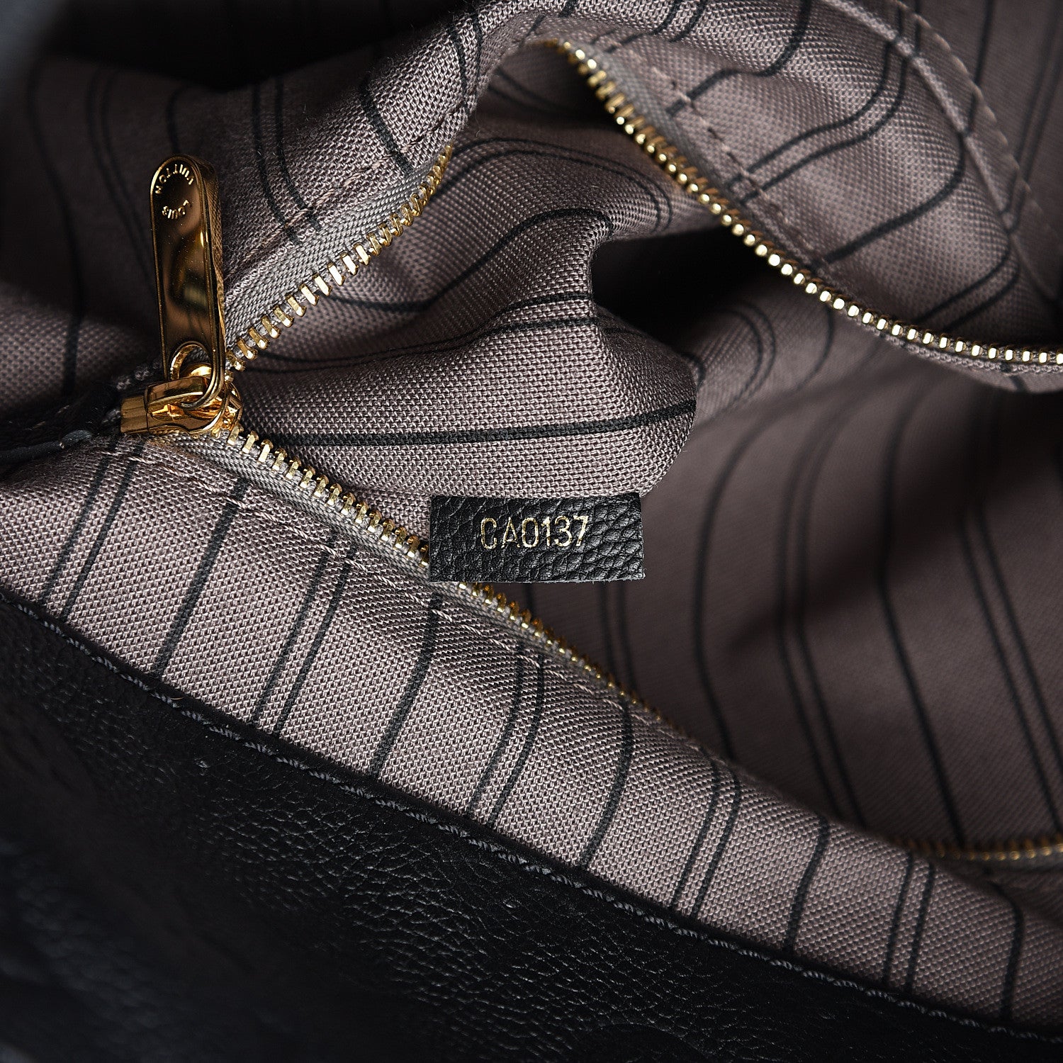 Louis Vuitton Empreinte Artsy MM Black 6 of 8