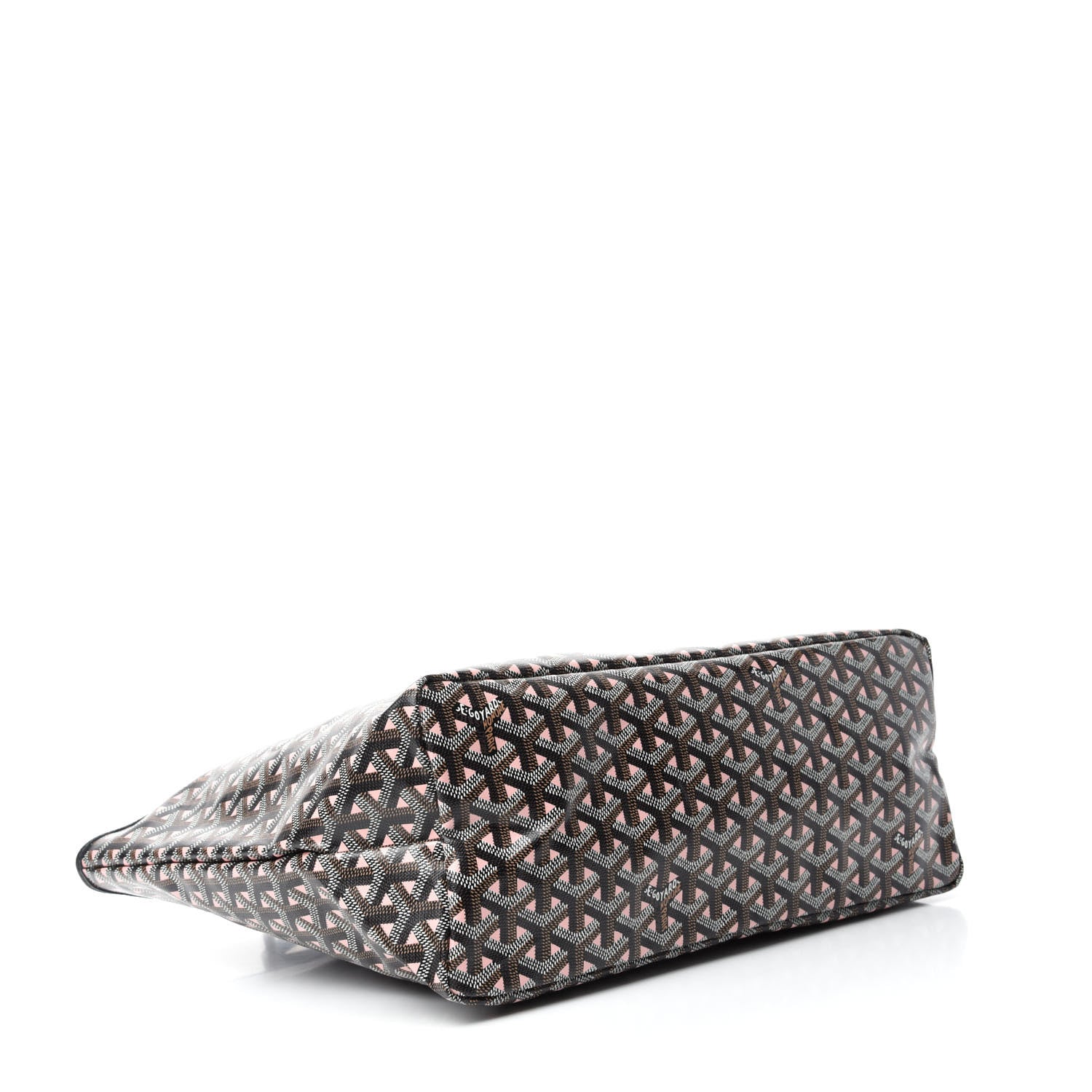 Goyard Goyardine Saint Louis Claire Voie PM Black Pink 4 of 10