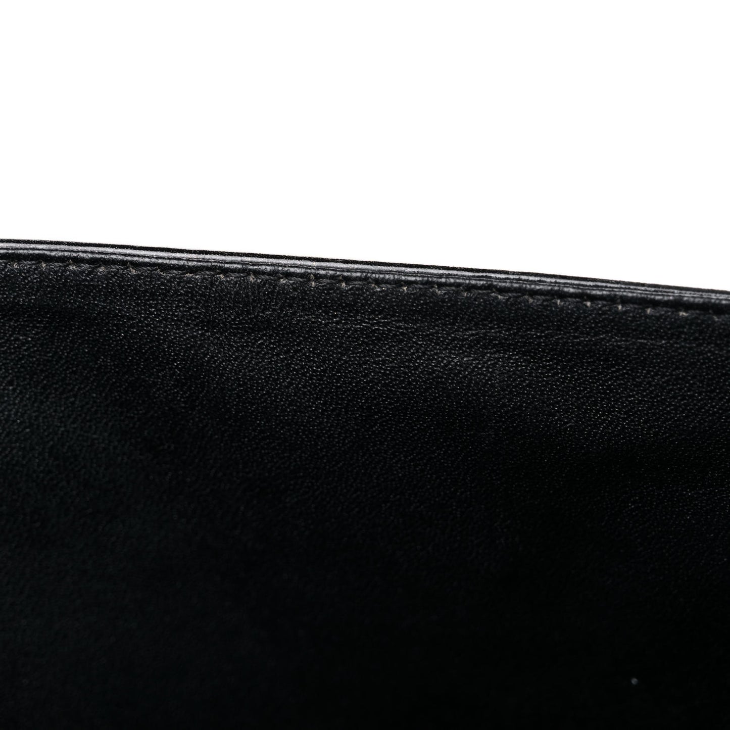 Glazed Aged Calfskin Quilted 2.55 Reissue 227 Flap Black