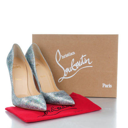 Christian Louboutin Glitter So Kate 120 Pumps 40 Solaria 8 of 8