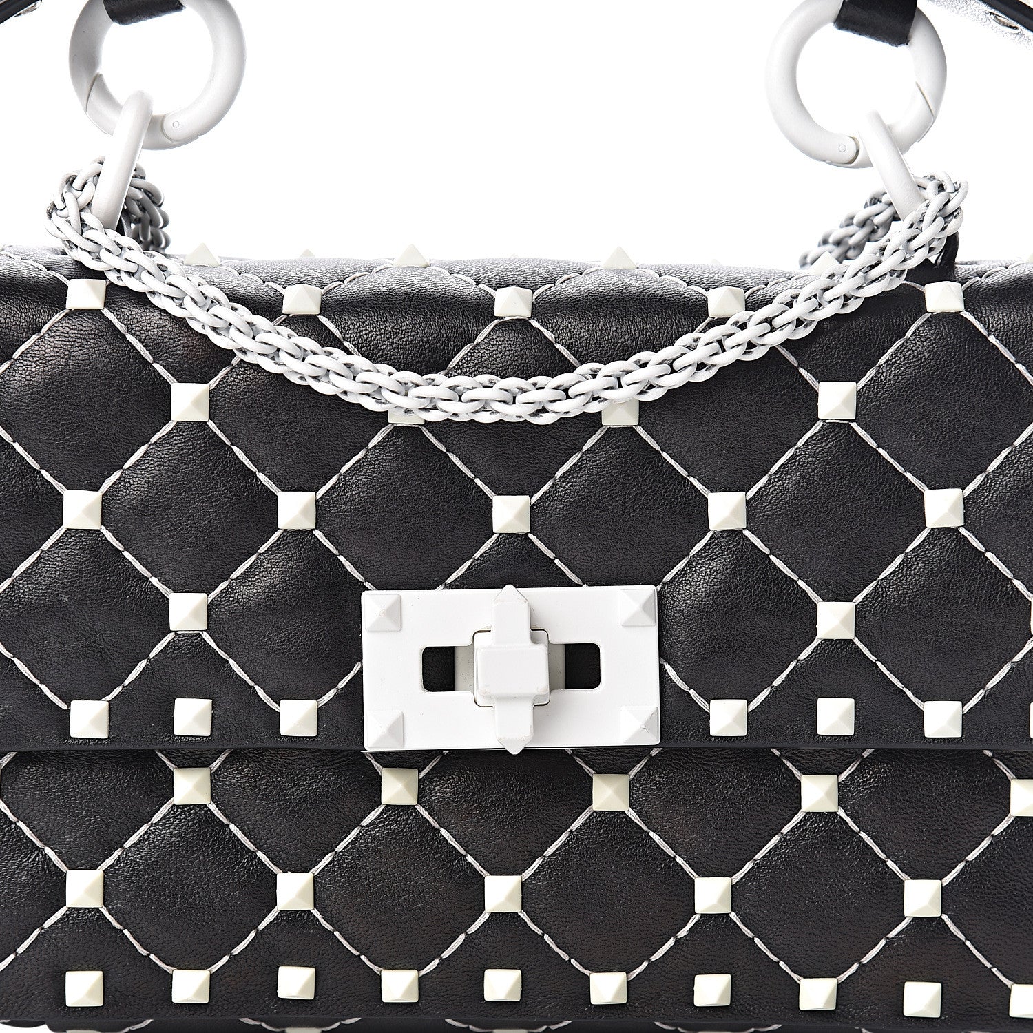 Valentino Garavani Lambskin Small Free Rockstud Spike Shoulder Bag Black 21 of 21