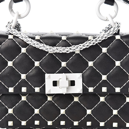 Valentino Garavani Lambskin Small Free Rockstud Spike Shoulder Bag Black 21 of 21