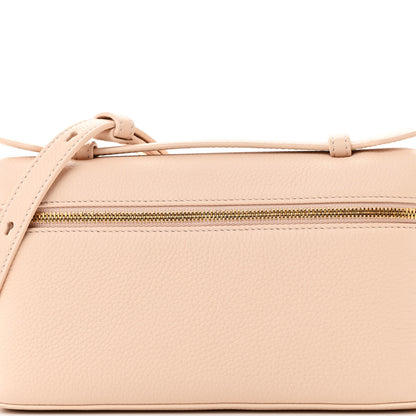 Loro Piana Grained Calfskin L19 Extra Pocket Pouch Creamed Honey 7 of 12