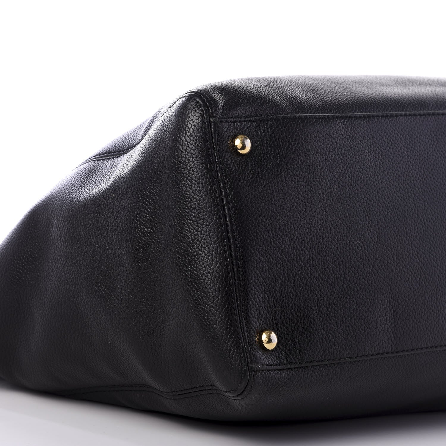 Chanel Calfskin Tall Cerf Tote Black 6 of 8