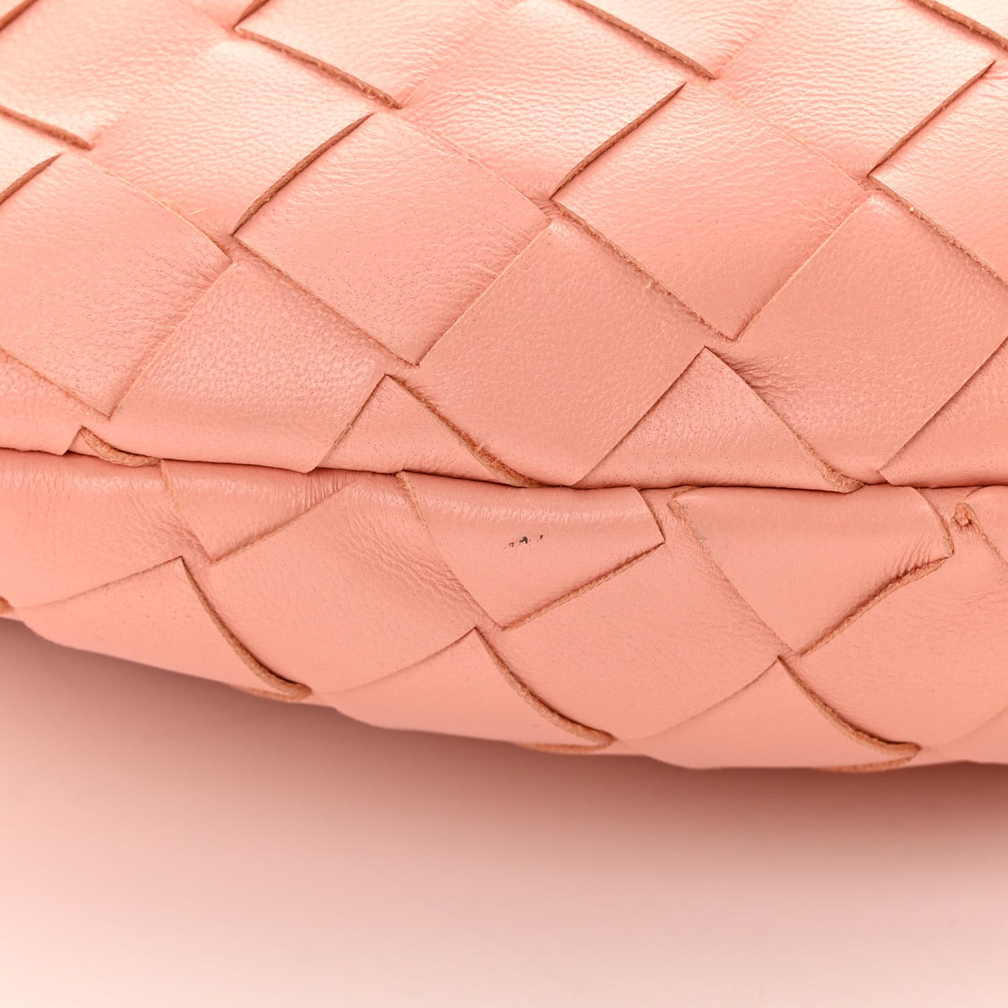 BOTTEGA VENETA Nappa Intrecciato Mini Jodie Peachy