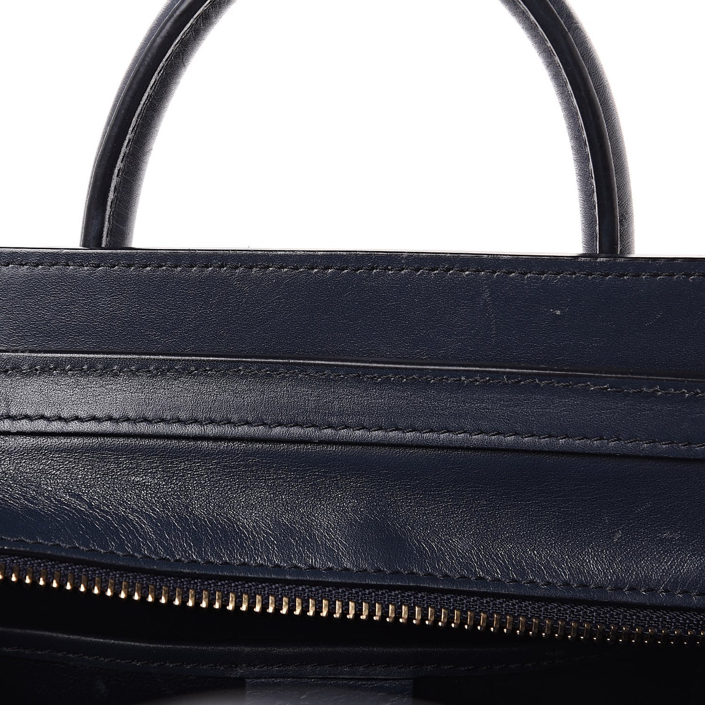 Drummed Calfskin Nano Tri-Color Luggage Firefly