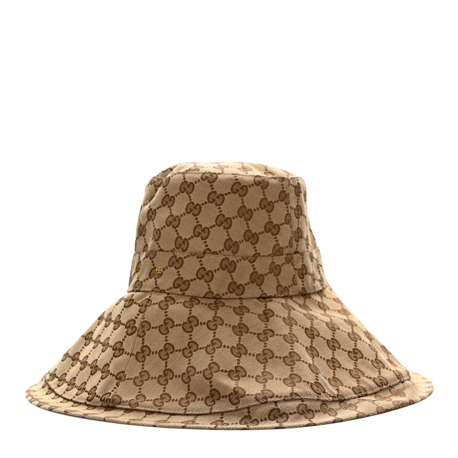 Gucci Monogram Wide Brim Hat M Beige 1 of 9