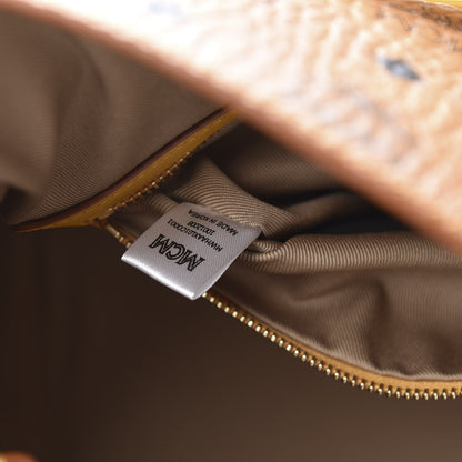 MCM Visetos Medium Klara Hobo Cognac Yellow 7 of 10