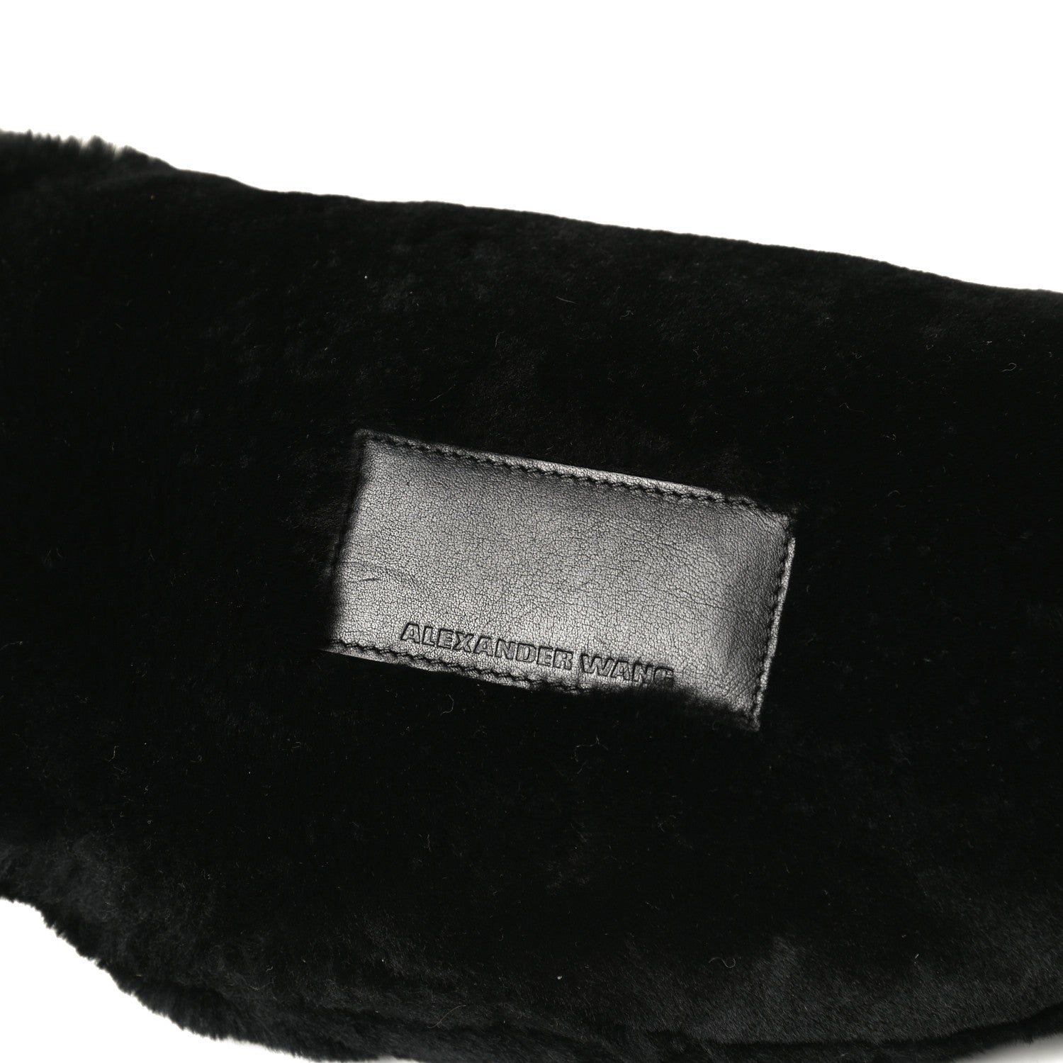 Alexander Wang Mink Fur Attica Belt Bag Black 7 of 12
