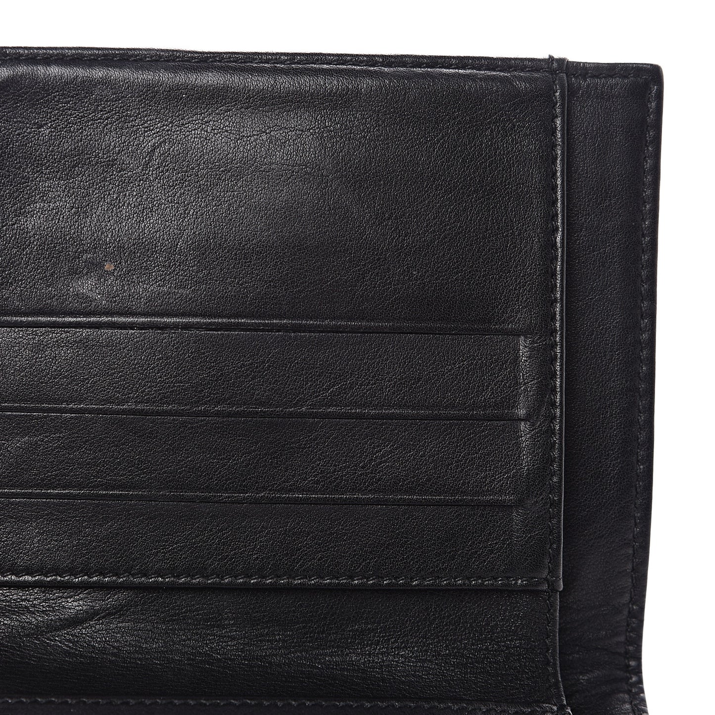 Caviar Timeless CC Compact Flap Wallet Black