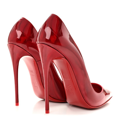 Christian Louboutin Metallic Patent Psychic So Kate 120 Pumps 38.5 Loubi 5 of 9
