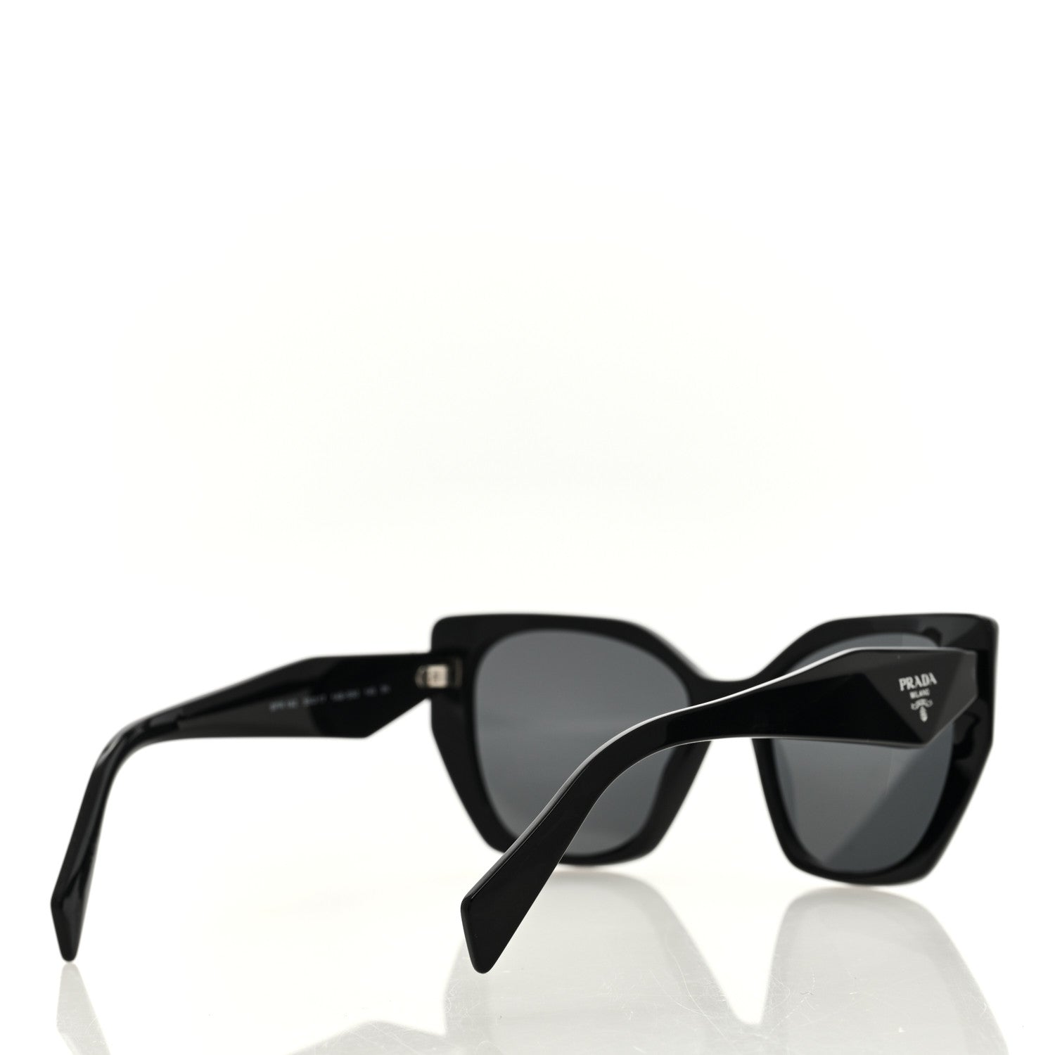 Prada Acetate Symbole Sunglasses SPR 19Z Black 4 of 7