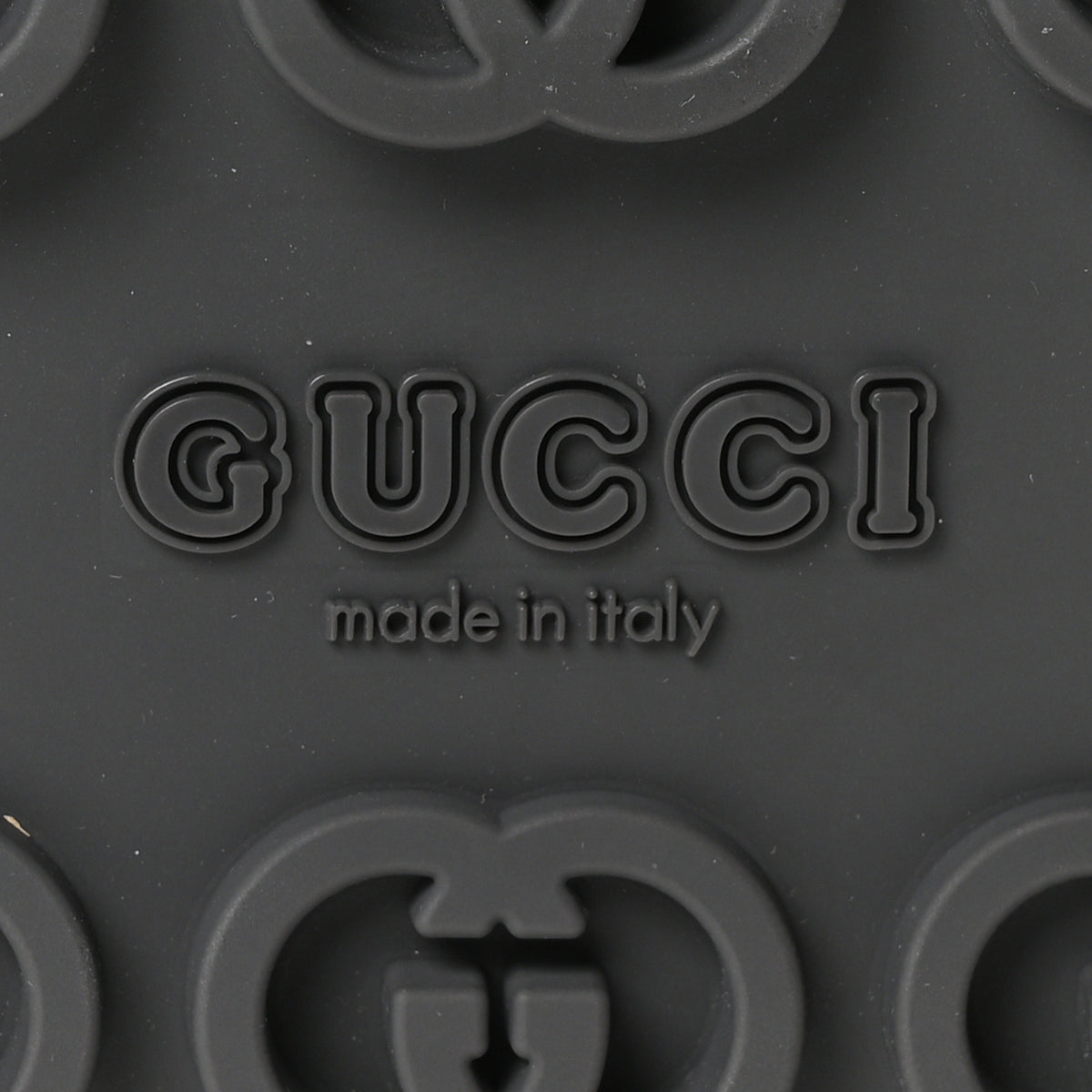 Gucci Soft Rubber Womens Interlocking G Platform 42mm Slide Sandals 38 Black 7 of 10