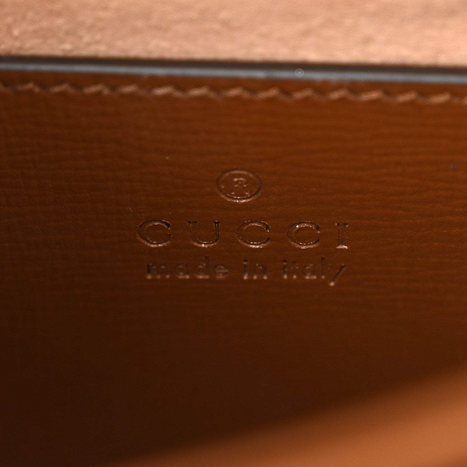 Gucci GG Supreme Monogram Mini Top Handle Horsebit 1955 Crossbody Bag Beige Brown Sugar 6 of 11