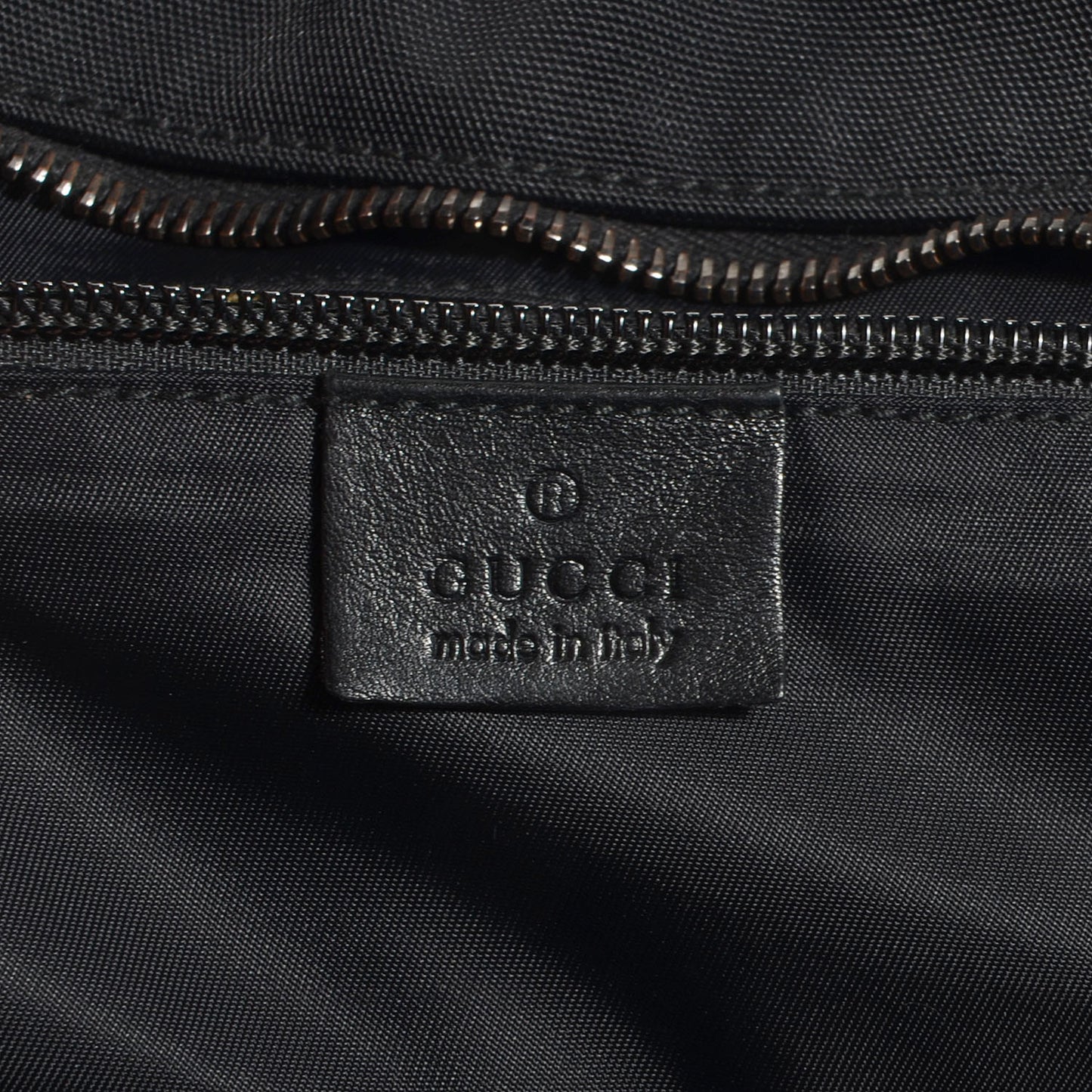 Guccissima Nylon Briefcase Black