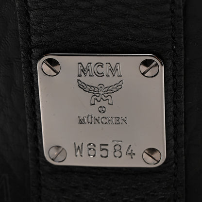 MCM Visetos Medium Liz Reversible Shopper Tote Black 9 of 16