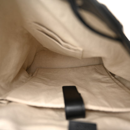 Gucci Calfskin GG Tennis Embossed Double Buckle Backpack Black 5 of 10