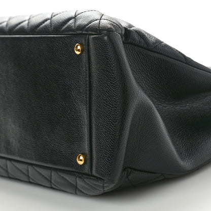 Chanel Caviar Quilted XL Grand Shopping Tote GST Black 10 of 10