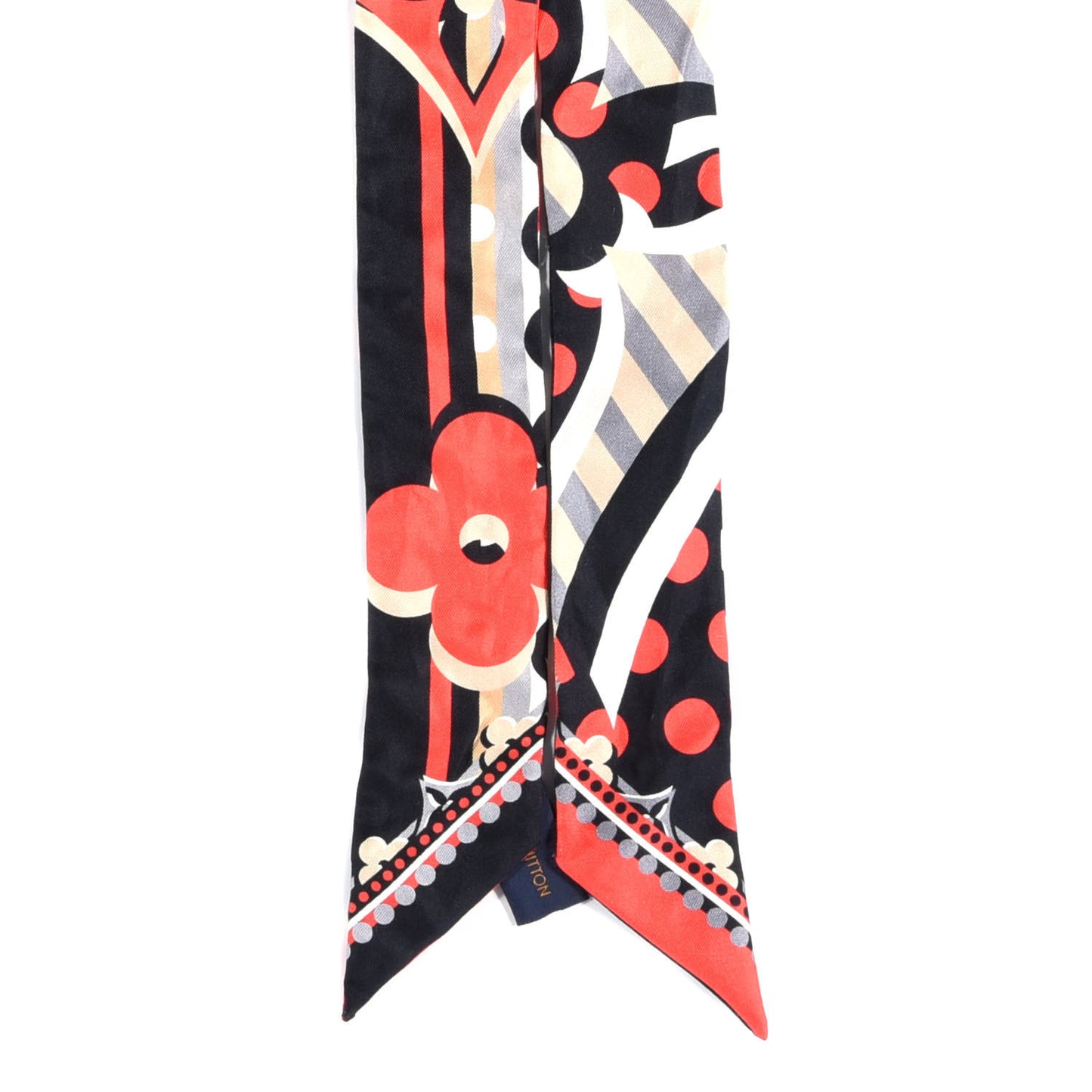 Silk Pop Monogram BB Bandeau Red