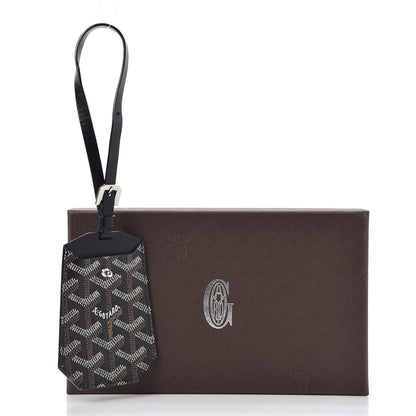 Goyard Goyardine Luggage Tag Black 5 of 5