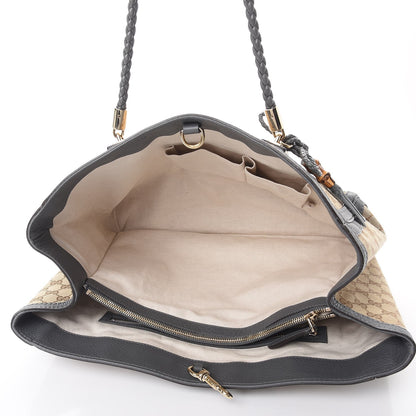 Gucci Monogram Medium Bella Tote Grey 5 of 10