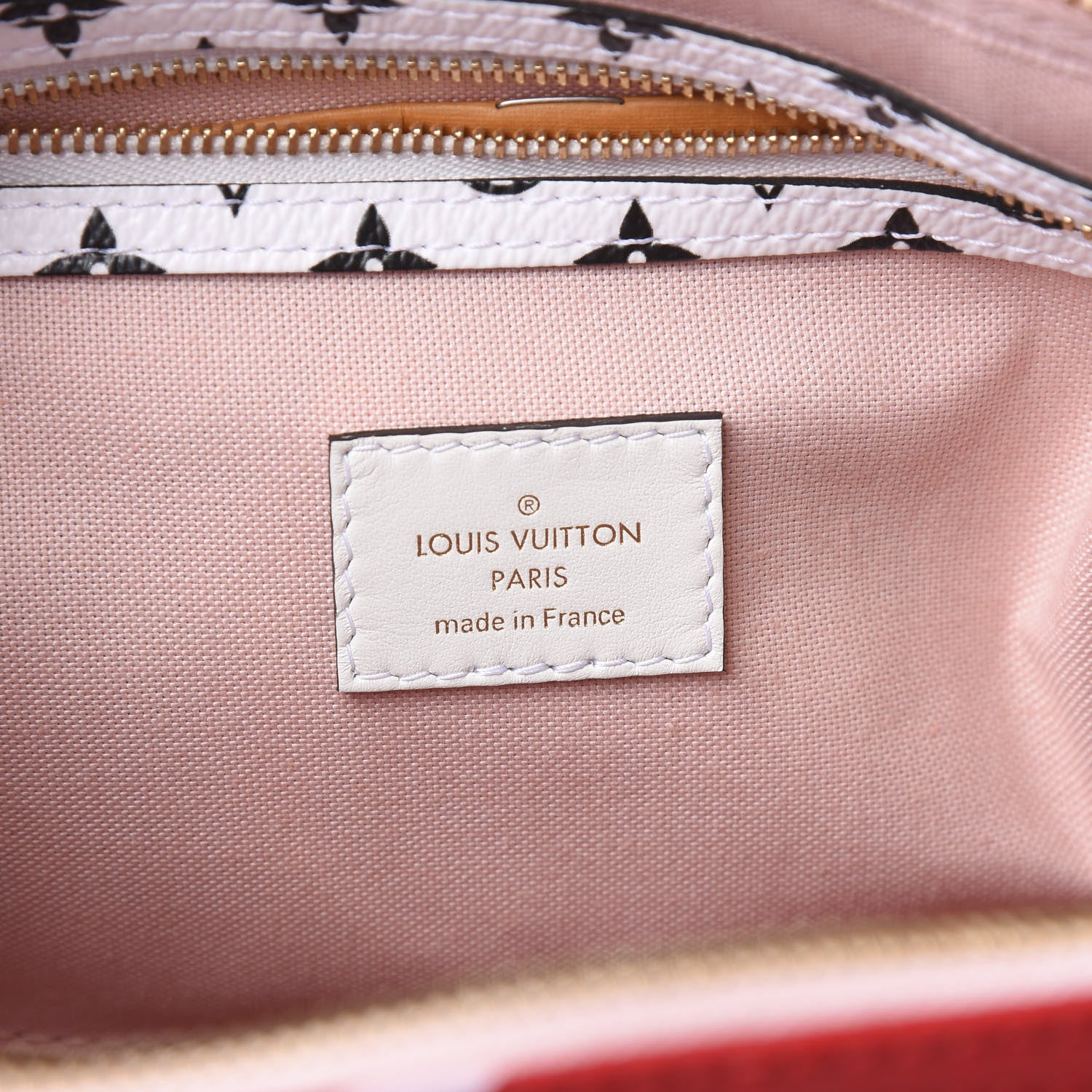 Louis Vuitton Monogram Giant Speedy Bandouliere 30 Rouge 5 of 8