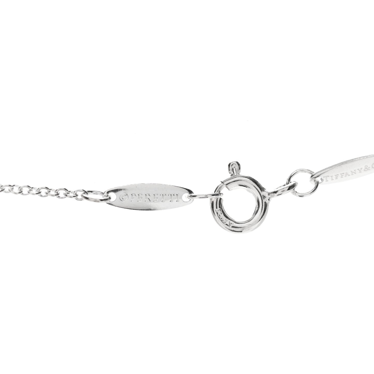 Sterling Silver Elsa Peretti Letter J Pendant Necklace