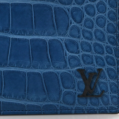 Louis Vuitton Crocodile Multiple Wallet Iceberg 7 of 7