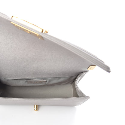 Chanel Caviar Quilted Medium Boy Flap Grey 5 of 11