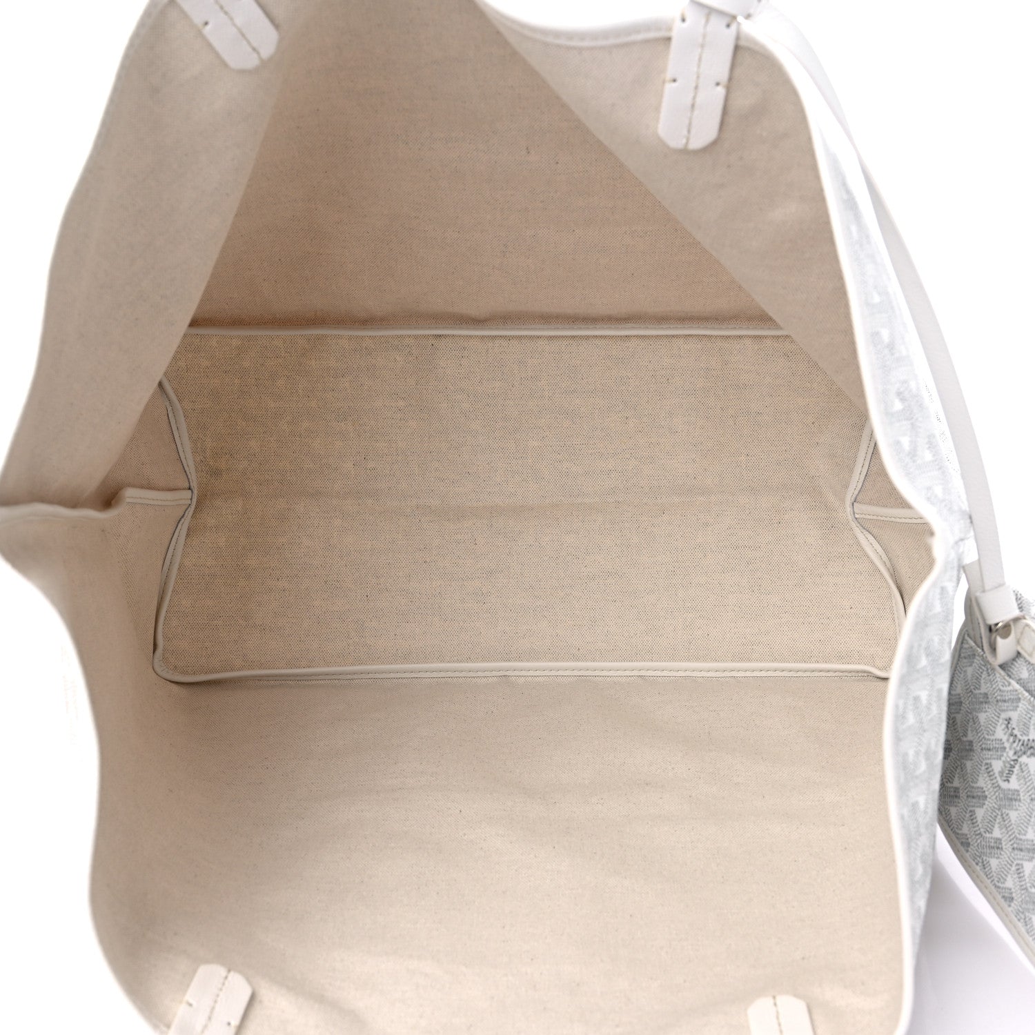 Goyard Goyardine Saint Louis GM White 6 of 9